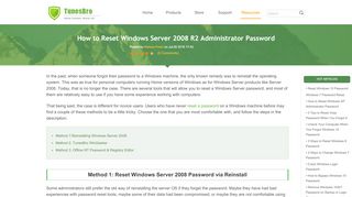 
                            5. 3 Different Ways to Reset Windows Server 2008 Password | ...