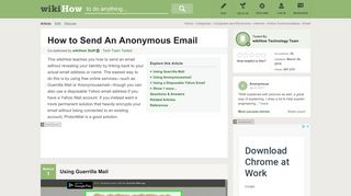 
                            4. 3 Easy Ways to Send An Anonymous Email (with Pictures) - wikiHow