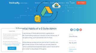 
                            11. 3 Essential Habits of a G Suite Admin - Backupify