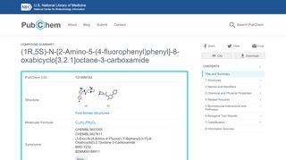 
                            12. (3-Exo)-N-(4-Amino-4'-Fluoro[1,1'-Biphenyl]-3-Yl)-8 ... - PubChem - NIH