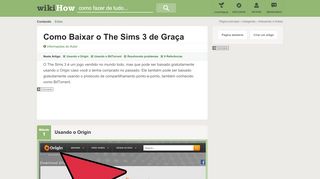 
                            10. 3 Formas de Baixar o The Sims 3 de Graça - wikiHow