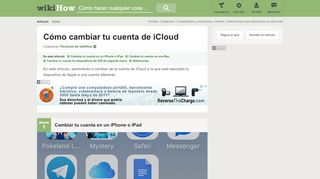 
                            4. 3 formas de cambiar tu cuenta de iCloud - wikiHow