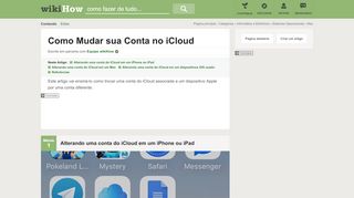 
                            11. 3 Formas de Mudar sua Conta no iCloud - wikiHow