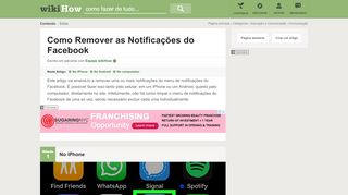 
                            13. 3 Formas de Remover as Notificações do Facebook - wikiHow
