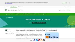 
                            2. 3 Great Alternatives to Zaption | Common Sense Education