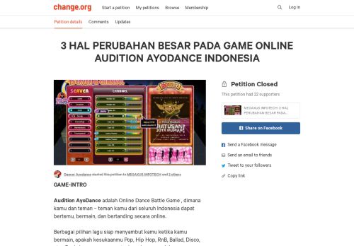 
                            5. 3 hal perubahan besar pada game online audition ayodance indonesia