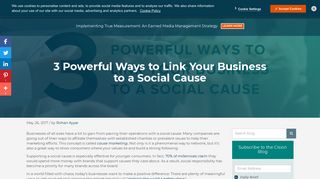
                            7. 3 Powerful Ways to Link Your Business to a Social Cause - Cision