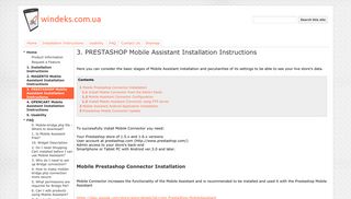 
                            11. 3. PRESTASHOP Mobile Assistant Installation Instructions - windeks ...