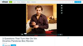 
                            7. 3 Questions That Turn Her On Vin Dicarlos Pandoras Box Review ...