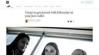 
                            7. 3 steps to get started with Ethereum on your Jaxx wallet