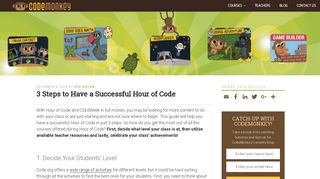 
                            9. 3 Steps to Have a Successful Hour of Code | CodeMonkey