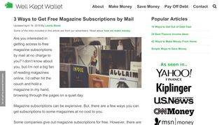 
                            7. 3 Surprising Ways to Get Free Magazine Subscriptions by Mail