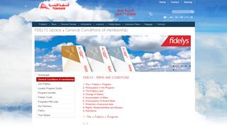 
                            12. 3. The Fidelys Card - Tunisair : Airline Tunisia - promotions and ...