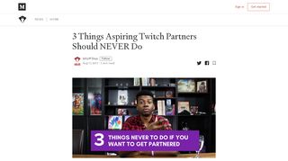 
                            7. 3 Things Aspiring Twitch Partners Should NEVER Do – LVLUP Dojo