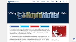 
                            9. 3 Things You Need To Know Before Buying Rapid Mailer