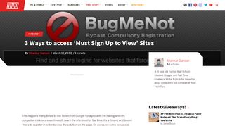 
                            3. 3 Ways to access 'Must Sign Up to View' Sites - MakeUseOf