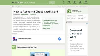 
                            11. 3 Ways to Activate a Chase Credit Card - wikiHow