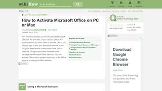 
                            12. 3 Ways to Activate Microsoft Office on PC or Mac - wikiHow