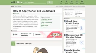 
                            10. 3 Ways to Apply for a Ford Credit Card - wikiHow