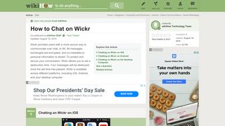 
                            4. 3 Ways to Chat on Wickr - wikiHow