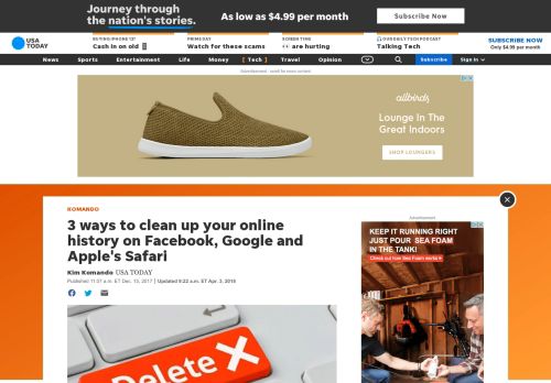 
                            12. 3 ways to clean up your online history on Facebook, ...