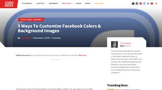 
                            10. 3 Ways To Customize Facebook Colors & Background Images