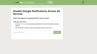 
                            10. 3 Ways to Disable Google Notifications Across All Devices - wikiHow