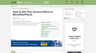 
                            11. 3 Ways to Get Your Account Back on MovieStarPlanet - wikiHow