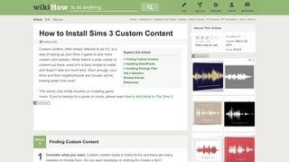 
                            10. 3 Ways to Install Sims 3 Custom Content - wikiHow