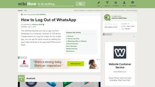 
                            10. 3 Ways to Log Out of WhatsApp - wikiHow