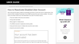 
                            7. 3 Ways to Reactivate Disabled Uber Account - Uber Guide