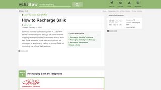 
                            9. 3 Ways to Recharge Salik - wikiHow