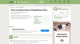 
                            6. 3 Ways to Subscribe to PlayStation Plus - wikiHow