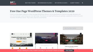 
                            3. 30+ Best Free One Page WordPress Themes 2019 - JustFreeThemes