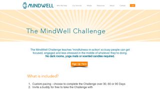 
                            5. 30 Day Mindfulness Challenge - MindWell-U