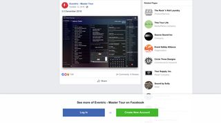 
                            11. 3.0 December 2018 - Eventric - Master Tour | Facebook
