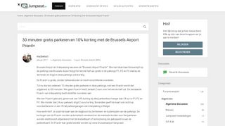 
                            9. 30 minuten gratis parkeren en 10% korting met de Brussels Airport ...