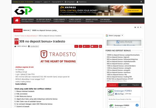 
                            9. 30$ no deposit bonus» tradesto - FOREX BONUS