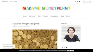 
                            13. 3.000 Euro anlegen - so geht's! - Madame Moneypenny