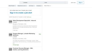 
                            7. 3,000+ Linkedin jobs in India