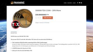 
                            7. 300000 TEX COIN – 20% More – Tyche Coins IO