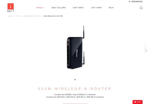 
                            1. 300M Wireless-N Router | iBall