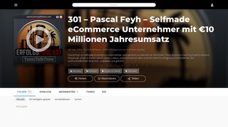 
                            10. 301 – Pascal Feyh – Selfmade eCommerce Unternehmer mit €10 ...