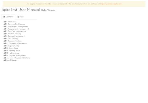 
                            6. 3.1. Login Screen - SpiraTest User Manual - Help Viewer