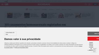 
                            11. 315 casamentos homossexuais registados em Portugal até julho ...