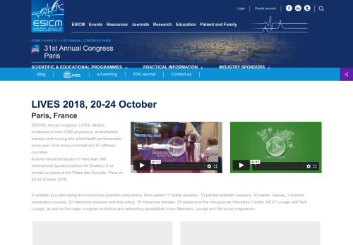 
                            11. 31st Annual Congress Paris – ESICM