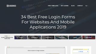 
                            3. 32 Best Free Login Forms For Websites And Mobile Applications 2019