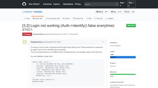 
                            4. [3.2] Login not working (Auth->identify() false everytime) - GitHub