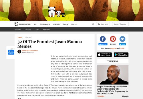 
                            9. 32 Of The Funniest Jason Momoa Memes | Bored Panda