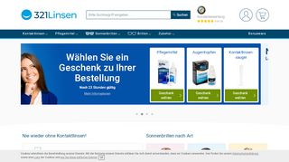 
                            3. 321Linsen.de: Kontaktlinsen online - Bis zu 50% günstiger als beim ...